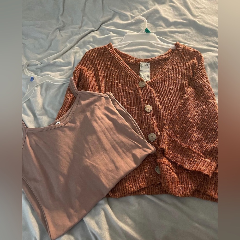 Buckle Sweater and Tank